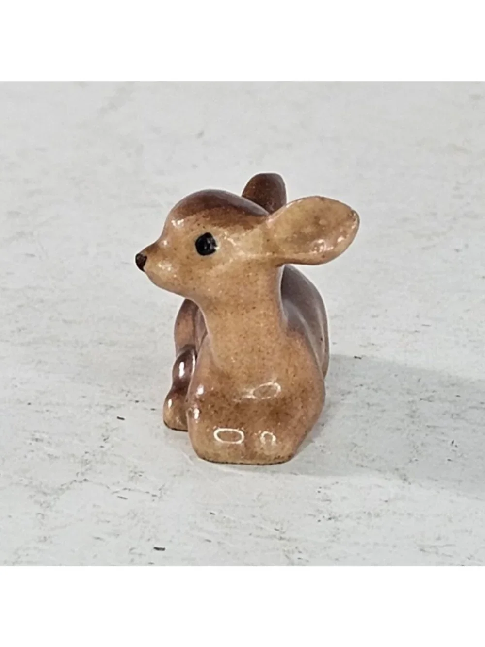 Hagen Renaker Fawn Bay Spotted Deer Lying Down Miniature Figurine